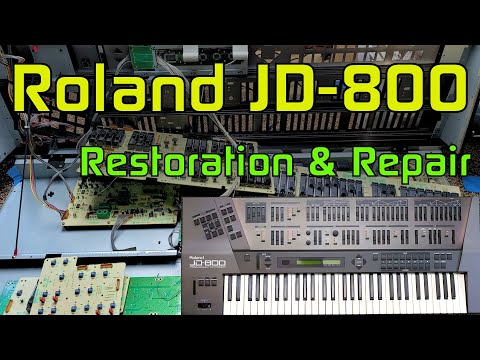 Видео: Ремонт, восстановление и модификация Roland JD-800