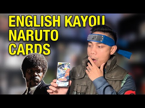Видео: Ранняя английская распаковка первой серии карт Kayou Naruto