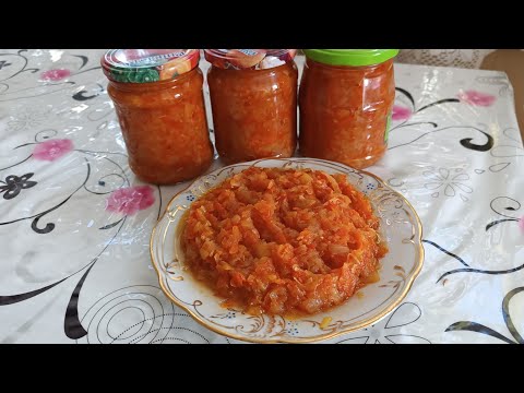 Видео: Салат из кабачков на каждый день и на зиму. Салат для тех кто не любит кабачковую икру.