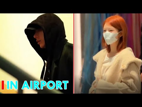 Видео: Лю Юньнин и Чжао Луси были замечены в аэропорту после празднования дня рождения Чжао Луси.