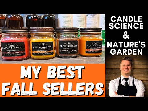 Видео: Представляю вам мои самые продаваемые ароматы свечей на осень на сегодняшний день // Nature's Gar...