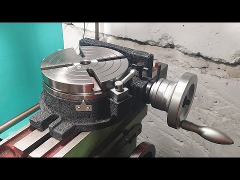 Видео: Многофункциональный поворотный стол (делительная головка) HV-6 для фрезерного станка НГФ 110