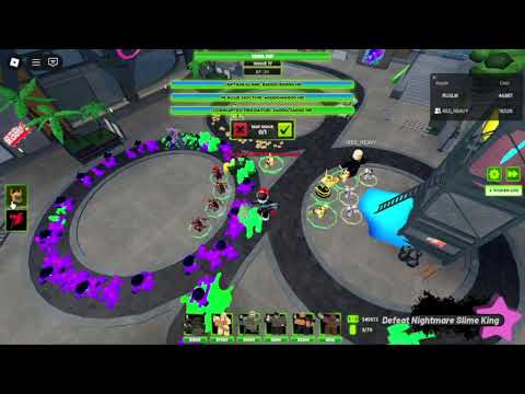 Видео: Вражеская армия в атаке!!! - ROBLOX Tower Defense X Co-op (Event operation Slime)