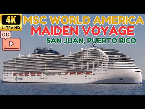 Видео: 【4K】Исследуйте MSC World America: Потрясающая Пешеходная Экскурсия по Сан-Хуану! (Субтитры)