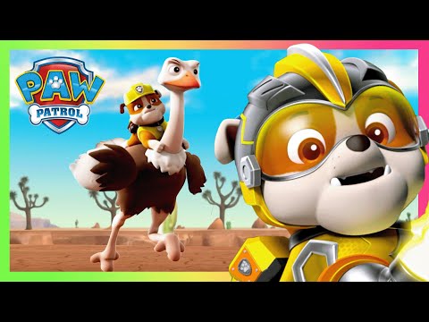 Видео: Рабъл и смелият щраус Оливия прогонват свирепия орел!! - PAW Patrol Bulgarian - карикатури за деца