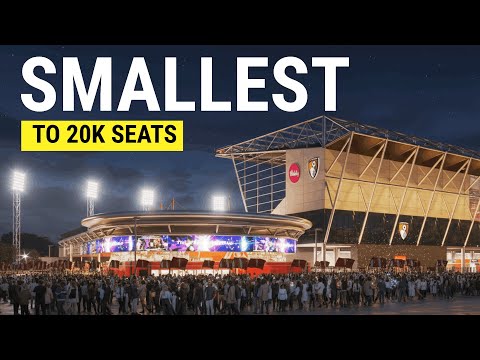 Видео: Внутри стадиона «Борнмута» стоимостью 90 миллионов фунтов стерлингов: вместимость увеличивается в...