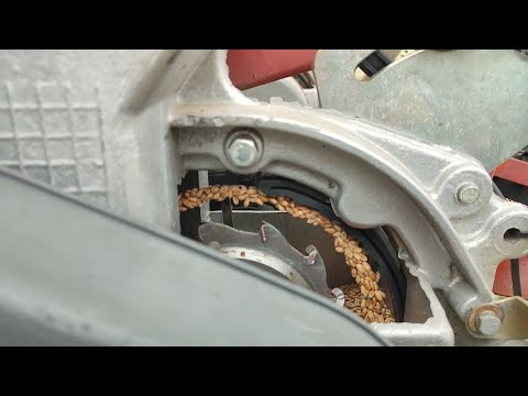 Видео: Перевірка дисків на висів пшениці, настройка сівалки, короткий огляд сівалки СУ 8