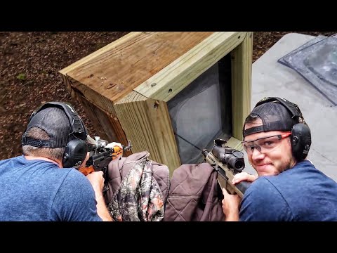 Видео: Барретт и СВД против самодельного бронестекла! | Разрушительное ранчо | Перевод Zёбры