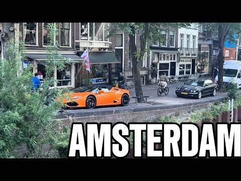 Видео: АМСТЕРДАМ!!!Мерседес держался до последнего | Ламборгини на каналах Амстердама? | Будни в Амстердаме