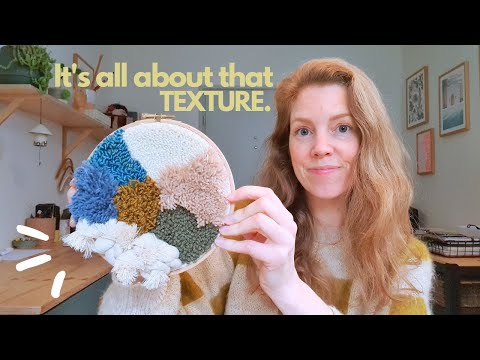 Видео: Изучите различные техники работы иглой, чтобы создать разнообразную фактуру.