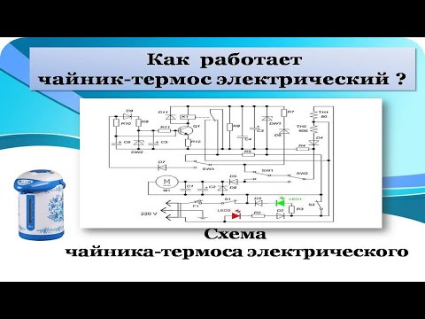 Видео: Принципиальная схема термопота - чайника - термоса