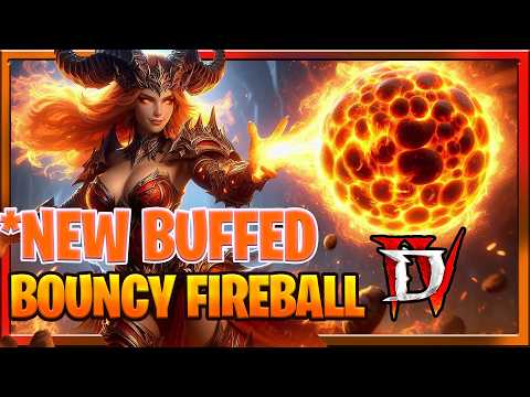 Видео: Diablo 4 Сезон 10 *Новое руководство по сборке усиленного прыгучего огненного шара: Волшебница ог...