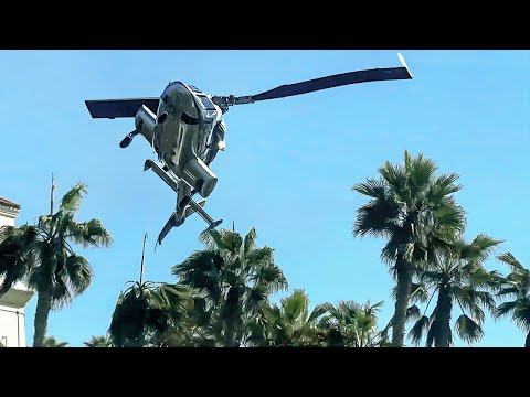 Видео: Вертолет выходит из-под контроля