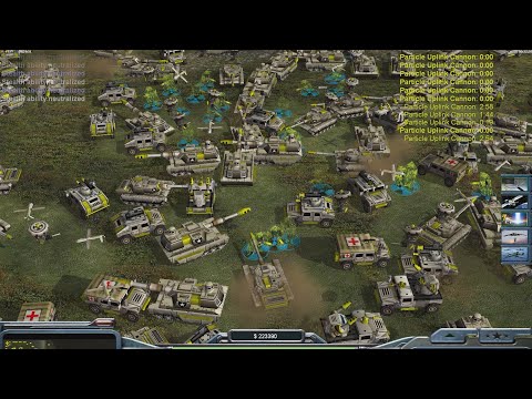 Видео: Случайный геймплей 1 на 7 - Command & Conquer Generals Zero Hour на сложном уровне