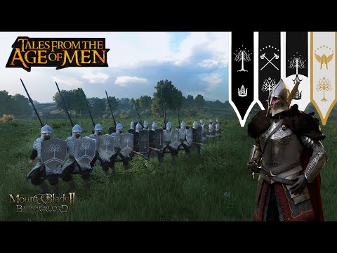 Видео: ПЕРВЫЕ ШАГИ ЗА ГОНДОР (Mount & Blade II: Bannerlord Tales From The Age of Men #1)