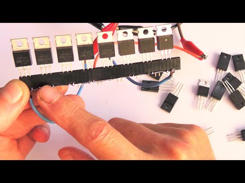 Видео: Проверка транзисторовIRF1404, 12N90 MOSFET. Покупаем и проверяем с Aliexpress