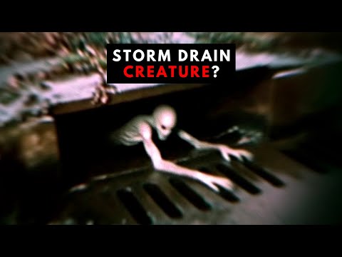 Видео: Он нашёл что-то тревожное в ливневой канализации (13 страшных видео)