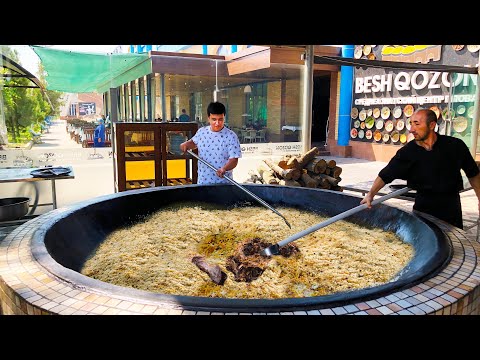 Видео: УЗБЕКИСТАН! ГОТОВЛЮ ПЛОВ В ЦЕНТРЕ ПЛОВА В ТАШКЕНТЕ.