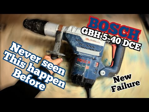 Видео: Ремонт перфоратора Bosch GBH 5-40 DCE, который начал сам себя пожирать.