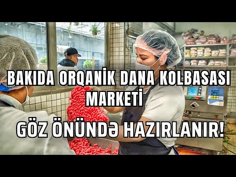 Видео: Гигантская говяжья колбаса в Баку – во время прогулки по Баку я зашёл в  магазин органического мяса
