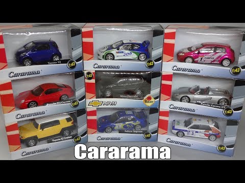 Видео: Масштабные модели автомобмлей || Cararama Hongwell || коллекция машин 1:43