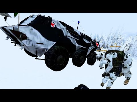Видео: Winter Siege Боевой медик 2 Arma 3 Тушино