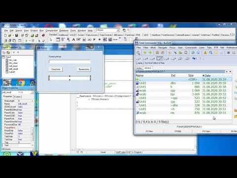Видео: cb002 Тривиальный оконный калькулятор на С Builder