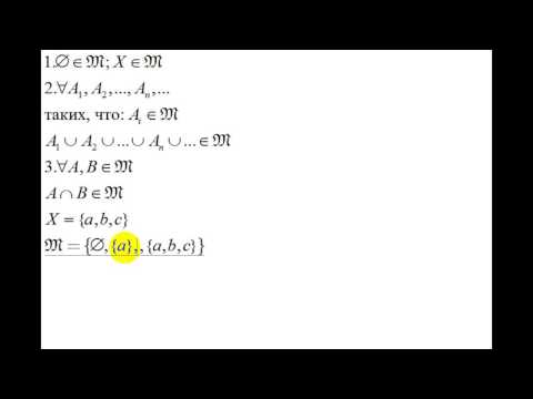 Видео: Интуитивная топология | примеры топологических пространств | топологии на конечных множествах | 2
