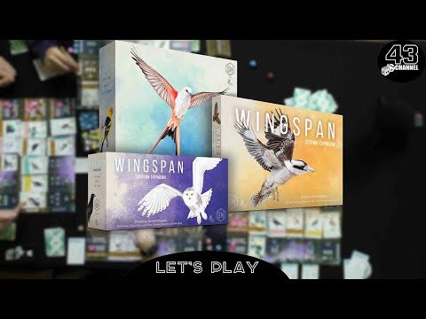 Видео: Ноги, крылья... Главное — яйца! Настольная игра Крылья. Играем вчетвером.