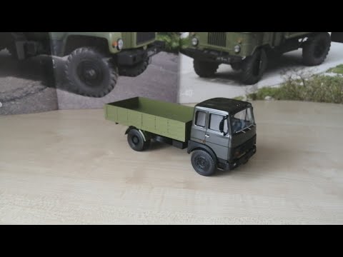 Видео: Обзор модели Маз-53371, масштаб 1:43, "Наш автопром".