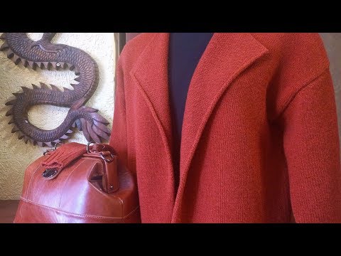 Видео: Схема вязания кардигана .
