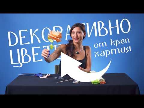 Видео: КАК ДА СИ НАПРАВИМ ДЕКОРАТИВНО ЦВЕТЕ