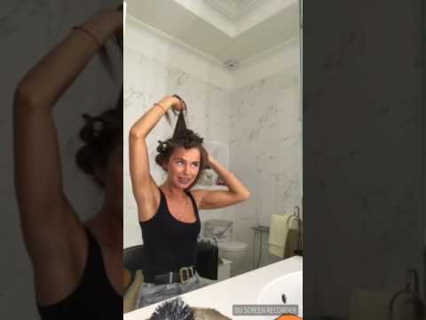 Видео: Алекса делает укладку