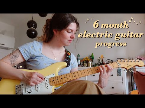 Видео: Мой шестимесячный прогресс в игре на электрогитаре 🎸