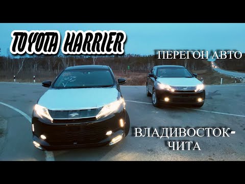 Видео: Перегон двух Toyota Harrier из Владивостока в Читу. ссылка на ВК  https://vk.com/club221030180
