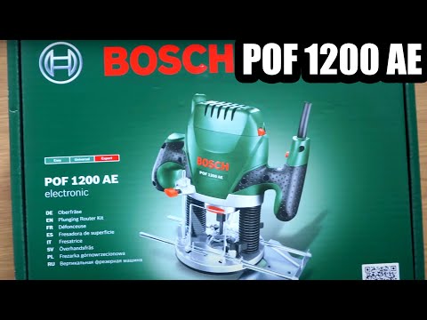 Видео: Как пользоваться фрезером? (BOSCH POF 1200 AE, Деревообработка)