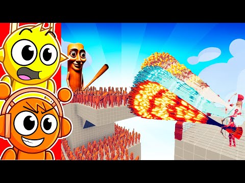 Видео: Реакция на 100 TUNG TUNG SAHURS против EVERY GOD! (TABS)