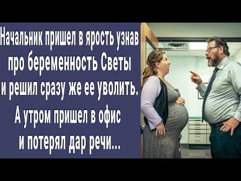 Видео: Начальник узнав про беременность Светы сразу решил ее уволить. А утром пришел в офис и зарыдал...
