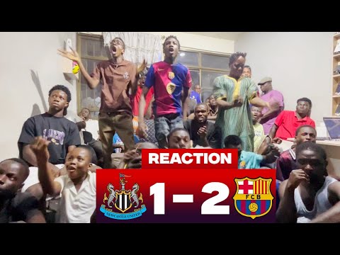 Видео: НЬЮКАСЛ 1-2 БАРСЕЛОНА (РЕАКЦИЯ БОЛЕЛЬЩИКОВ И ЯРЛЫЕ МОМЕНТЫ) ЛИГА ЧЕМПИОНОВ 2025-2026