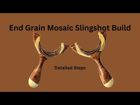 Видео: Сборка рогатки: Мозаичная рогатка с торцевым зерном