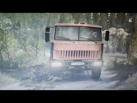 Видео: Камаз 65115 на полигоне часть 1
