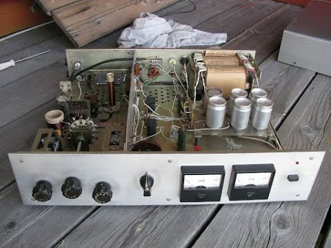 Видео: Усилитель на 4 лампах 6П45С с ОК. Особенности усилителя.