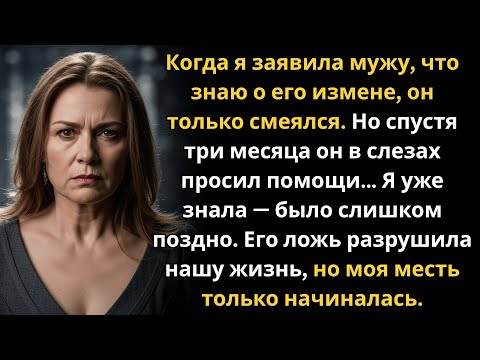 Видео: Он смеялся, когда я знала правду — но спустя 3 месяца его мольбы изменили всё
