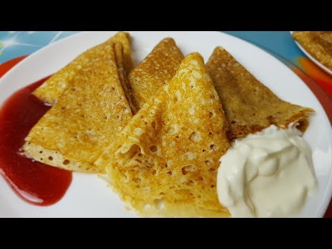 Видео: Дрожжевые блины, цыганка готовит. 🥞Воздушные блинчики. Gipsy cuisine.👍