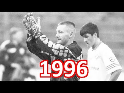 Видео: Андрей Тихонов в воротах Спартака - Кубок УЕФА 1996/97