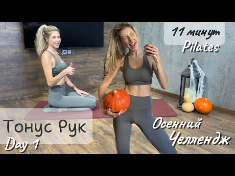 Видео: 11-минутная тренировка для Тонуса Рук 💫 ДЕНЬ 1 - Pilates Челлендж