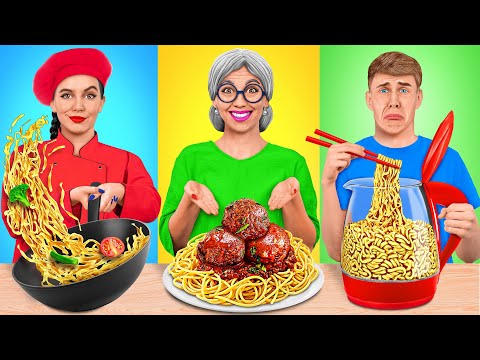 Видео: Кулинарный Челлендж: Я против Бабушки | Простые Кулинарные Рецепты от Mega DO Challenge