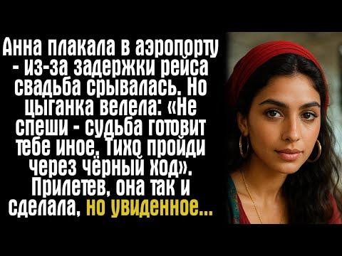 Видео: Анна плакала в аэропорту — из-за задержки рейса свадьба срывалась. Но цыганка велела: «Не спеши..
