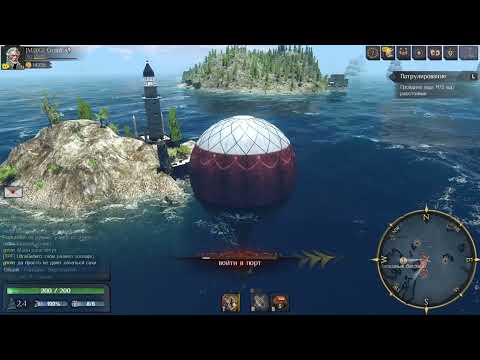 Видео: Закупка Амбры  в портах на воздушном шаре World Of Sea Battle