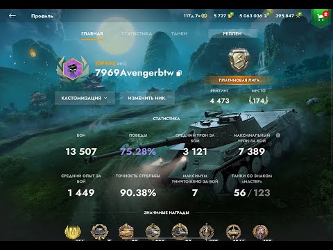 Видео: Игра на МАКСИМАЛЬНЫЙ плюс в РЕЙТИНГЕ // tanks blitz